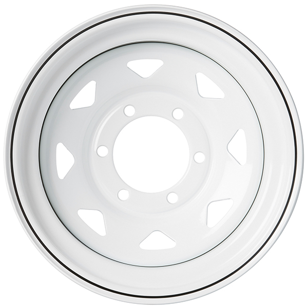 SUNRAYSIA 15X10 6/139.7 44N WHITE 110.1cb STEEL WHEEL 6 STUD NISSAN ...