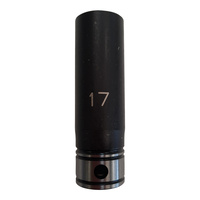 Dual Action 1/2" Drive 6pt 10mm to 36mm Size Range Thin-Wall Deep Impact Socket