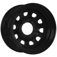 Extreme 4x4 Steel Wheel D-Hole 15x7" 5/139.7 13N Black 110.1cb fit Suzuki Jimny