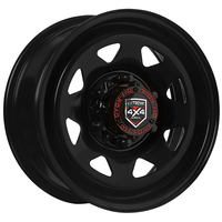 Extreme 4x4 Steel Wheel 16x7" 6/139.7 42P Black 106.1 fit Ford Ranger BT50 + Cap