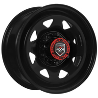 Extreme 4x4 Steel Wheel 16x7" 6/139.7 42P Black 106.1 fit Ford Ranger BT50 + Cap