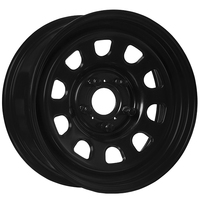 Extreme Steel Wheel 16 x 8" 5/120 35P D-hole 65.1cb Black fits 4x4 VW Amarok 4x4