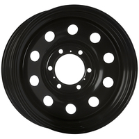 Extreme 4x4 Steel Wheel 17x8-3 6/130 30P Black 75.6 Round R-fit for LDV T60 