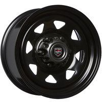 Extreme 4x4 Steel Wheel 17X8 6/114.3 20P Black D-Locker 66.1CB suits D40 2006-on