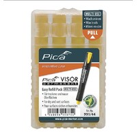 Pica 4pcs Yellow Solid Wax Crayon Permanent Marker Refill for All Surface 991/44