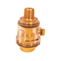 Ajax Mini Oiler 1/4" NPT Air Inlet & 1/4" NPT Outlet w/ Brass Body AT1025