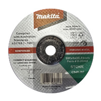 Makita Depressed Centre Masonry Grinding Disc 180x6x22.23mm C24R-BF D-20395-5