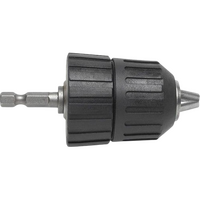 Makita 1mm - 10mm Keyless Drill Chuck Plastic w/ DIN 1/4" Mounting Pin P-04379