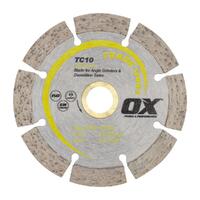 Ox 105mm Premium Turbo Segmented Blade - Concrete/General Purpose OX-TC10-4