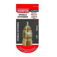 Haron 1/2" (15mm) Quality Spindle Extender for All Plumbing Applications EXT1/2