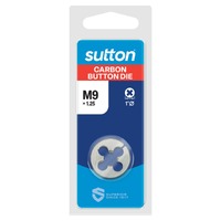 Sutton Tools M9 x 1.25mm Button Die Carbon Steel 1"OD w/ Metric Thread M4000900