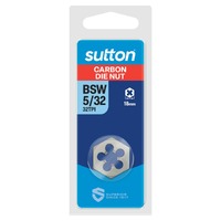 Sutton Tools 5/32" BSW Carbon Die Nut 32 TPI for General/DIY Use Only M4470397