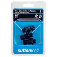 Sutton 3x 1/2" x 20 UNF One-Click Multi-Fit Adapter for 14-30mm Holesaw H1228013