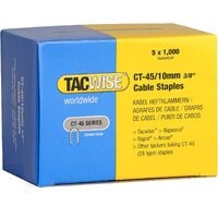 Tacwise CT-45 Cable Tacker Staples 10mm 3/8" Heavy Duty - Box of 5000 TACT45/10